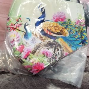 REUSABLE PEACOCK FACE MASK